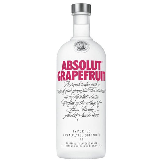 Absolut Vodka Grapefruit 1L - Amsterwine - Spirits - Absolut