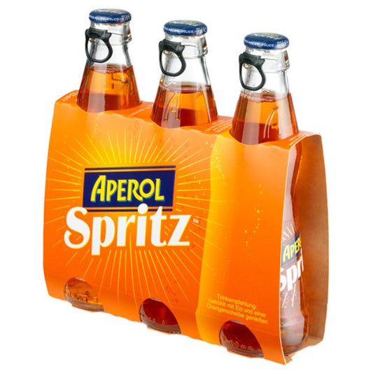 Aperol Spritz Ready To Drink 200ml x 3 Bottles - Amsterwine - Spirits - Aperol