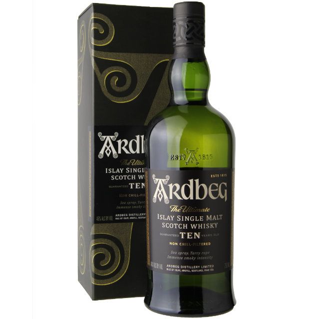 Ardbeg Scotch Single Malt 10 Year 750ml - Amsterwine - Spirits - Ardbeg
