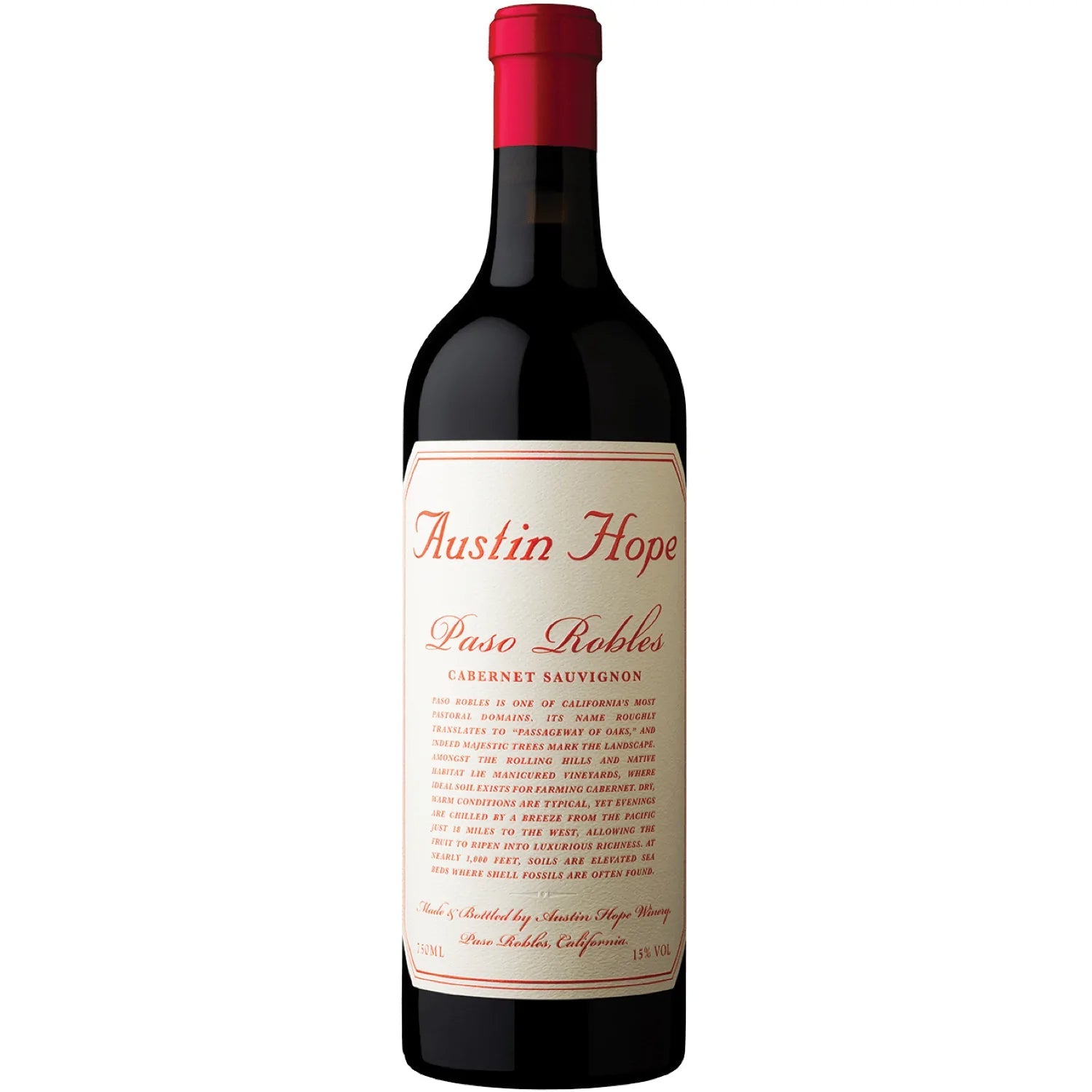 Austin Hope Cabernet Sauvignon 750ml - Amsterwine - Wine - Austin
