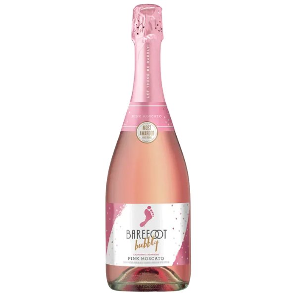 Barefoot Bubbly Pink Moscato 750ml - Amsterwine - Wine - Barefoot