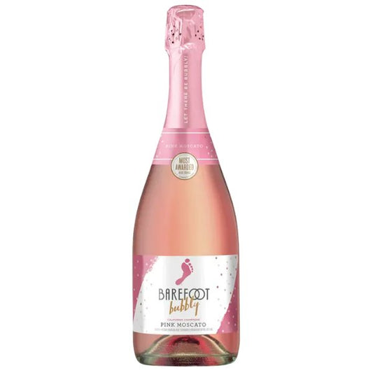 Barefoot Bubbly Pink Moscato 750ml - Amsterwine - Wine - Barefoot