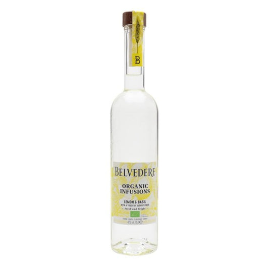 Belvedere Organic Lemon & Basil 50 ml - Amsterwine - Spirits - Belvedere