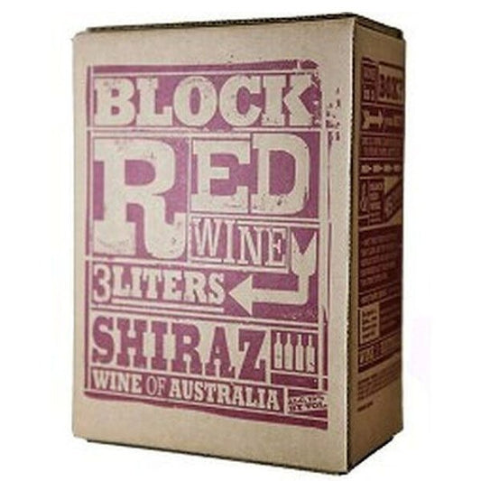 Block Red Wine Australia 3L - Amsterwine - Wine - Block Wine