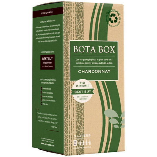 Bota Box Chardonnay 3L - Amsterwine - Wine - Bota Box