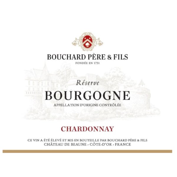 Bouchard Pere & Fils Reserve Bourgogne Chardonnay 750ml - Amsterwine - Wine - Bouchard Pere & Fils