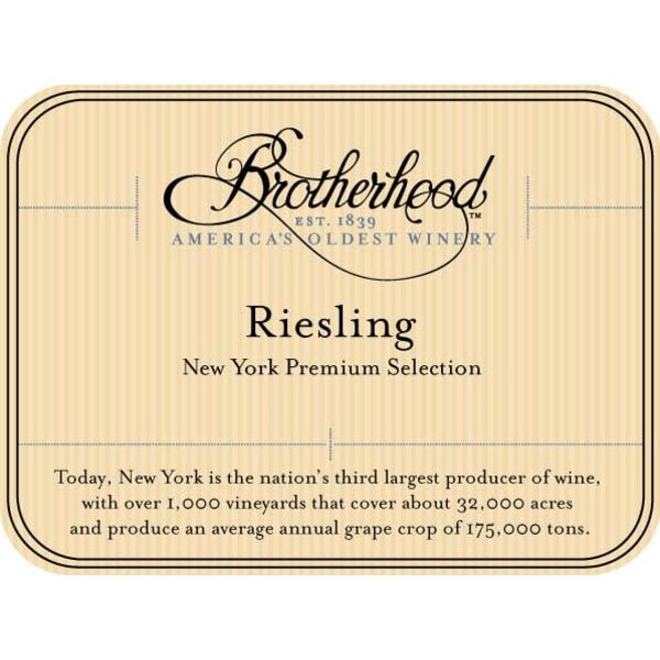 Brotherhood Riesling 1.5L - Amsterwine - Wine - Brotherhood