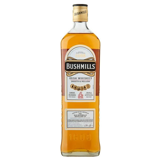 Bushmills Irish Whiskey 1L - Amsterwine - Spirits - Bushmills