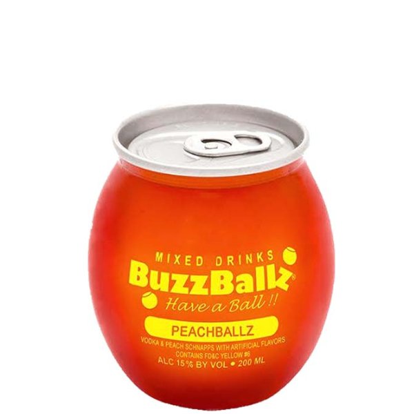 Buzzballz Peachballz 200ML - Amsterwine - Spirits - Buzzballz