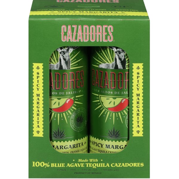 Cazadores RTD Spicy Margarita 355ml x 4 Cans - Amsterwine - Spirits - Cazadores