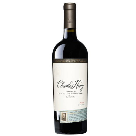 Charles Krug Merlot 750ml - Amsterwine - Wine - Charles Krug