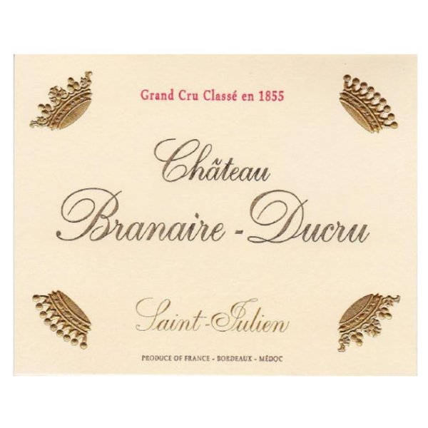 Chateau Branaire Ducru Saint Julien 750ML - Amsterwine - Wine - Chateau Branaire