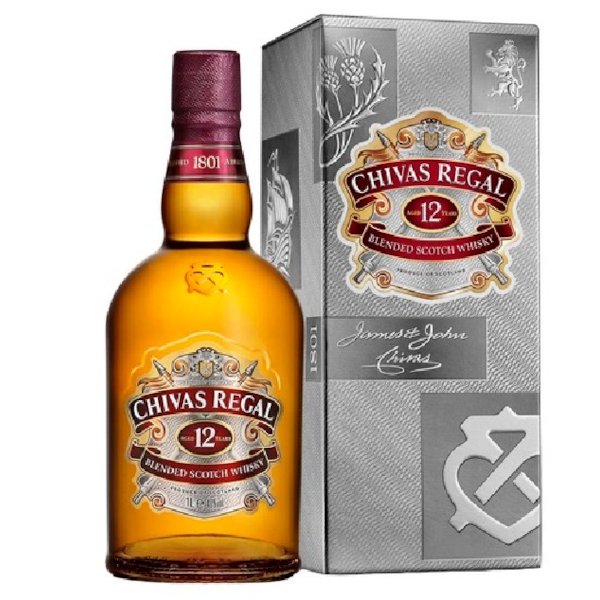 Chivas Regal 12 Year 1L - Amsterwine - Spirits - Chivas