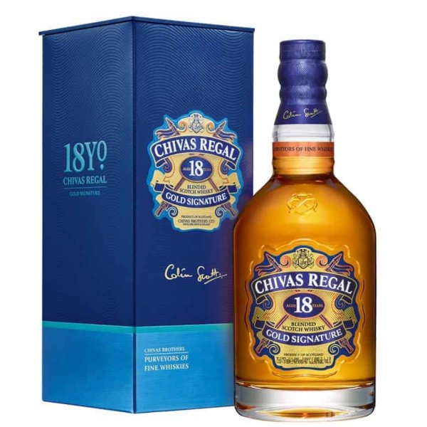 Chivas Regal Blended Scotch 18 Year 750ml - Amsterwine - Spirits - Chivas