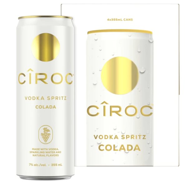 Ciroc CKTL Colada 355ml x 4 Cans - Amsterwine - Spirits - Ciroc