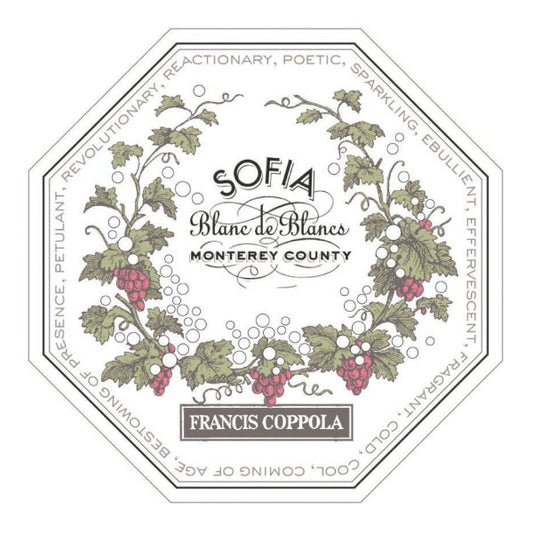Coppola Sofia Blanc de Blanc 750ml - Amsterwine - Wine - Coppola