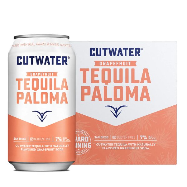Cutwater Tequila Paloma 355ml x 4 Cans - Amsterwine - Spirits - Cutwater