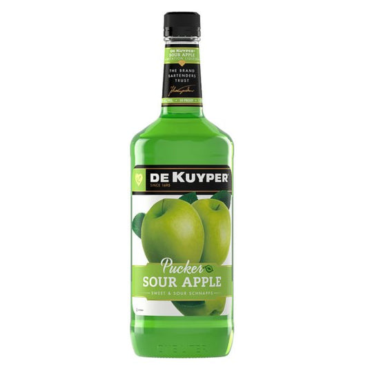 Dekuyper Sour Apple Pucker 1L - Amsterwine - Spirits - Dekuyper