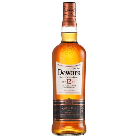 Dewar's Blended Scotch 12 Years 1L - Amsterwine - Spirits - Dewar's