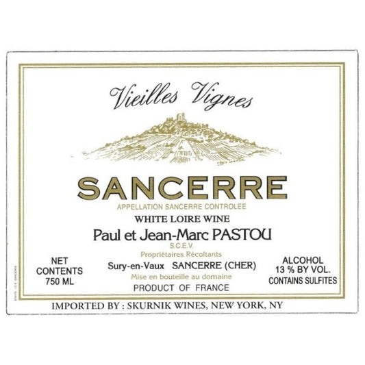 Domaine Pastou Sancerre Vieilles Vignes 750ml - Amsterwine - Wine - Domaine Pastour