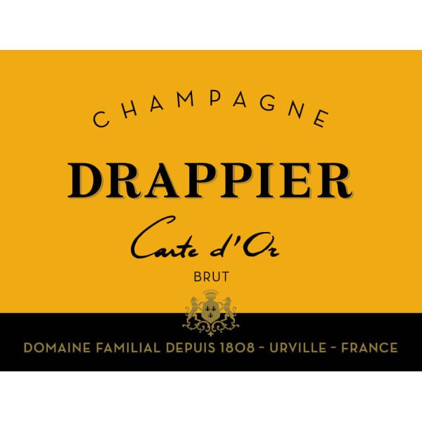 Drappier Champagne Carte D'or Brut 750ml - Amsterwine - Wine - Drappier