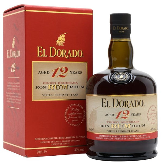 El Dorado Rum 12yrs 750ml - Amsterwine - Spirits - El Dorado
