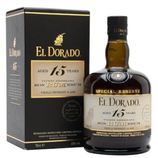 El Dorado Rum 15yrs 750ml - Amsterwine - Spirits - El Dorado