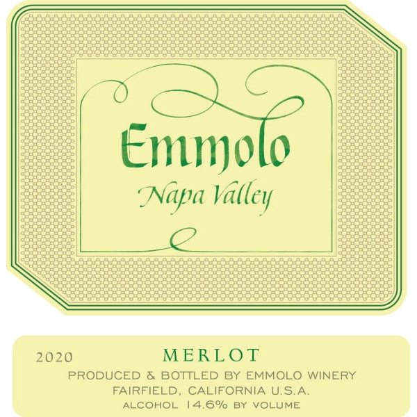 Emmolo Napa Merlot 750ml - Amsterwine - Wine - Caymus Vineyards