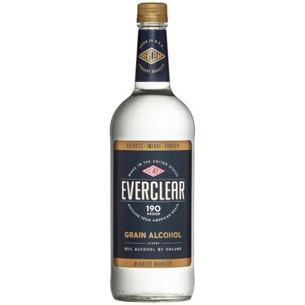 Everclear Grain Alcohol 190 1L - Amsterwine - Spirits - Everclear