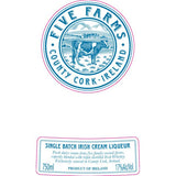 Five Farms County Cork Sngle Batch Irish Cream 750ml