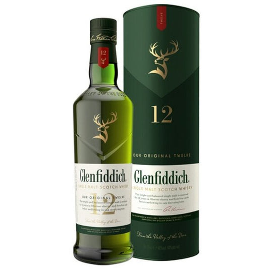 Glenfiddich Single Malt 12 Year 1L - Amsterwine - Spirits - Glenfiddich