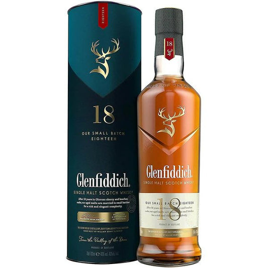 Glenfiddich Single Malt 18 Year 750ml - Amsterwine - Spirits - Glenfiddich