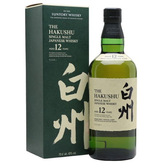 Hakushu Whisky Single Malt 12 Year 750ml - Amsterwine - Spirits - Suntory