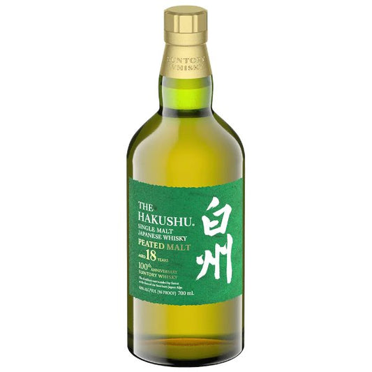 Hakushu Whisky Single Malt Peated 100 Anniversary 18 Year 750ml - Amsterwine - Spirits - Suntory