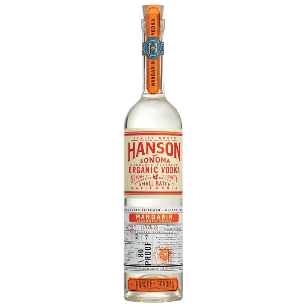 Hanson of Sonoma Vodka Mandarin 750ml - Amsterwine - Spirits - Hanson of Sonoma