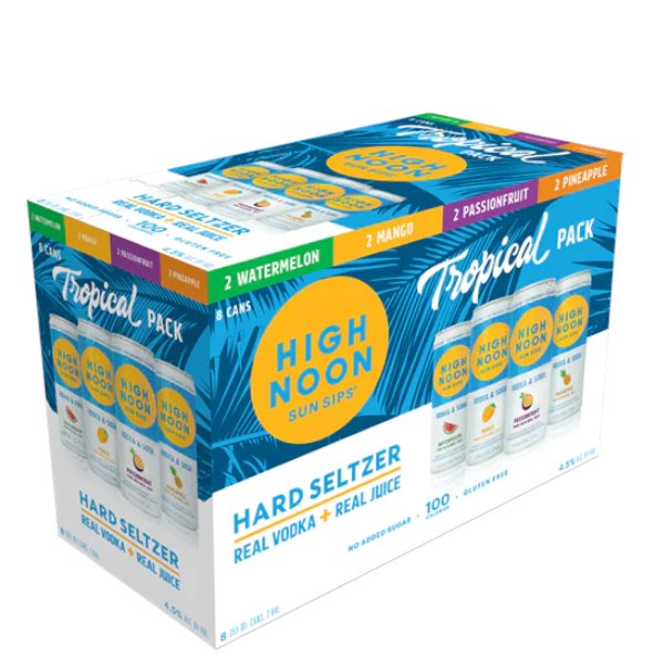 High Noon Tropical Variety Pack 355ml x 8 Cans - Amsterwine - Spirits - High Noon