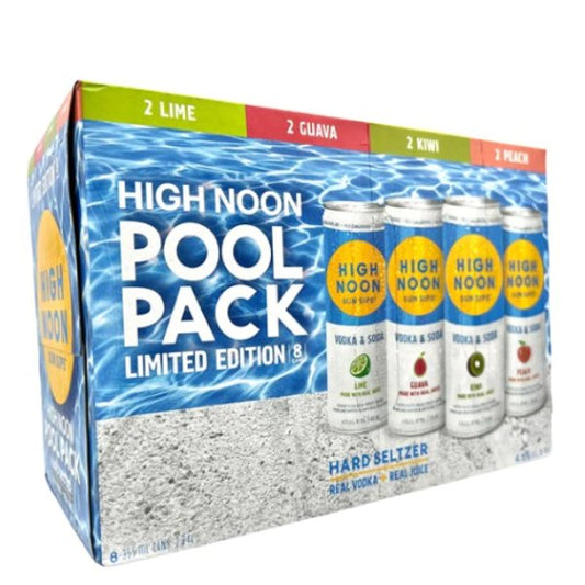 High Noon Variety Pool Pack 355ml x 8 Cans - Amsterwine - Spirits - High Noon