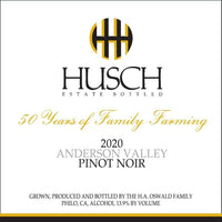 Husch Anderson Valley Pinot Noir 750ml