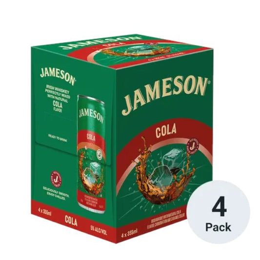 Jameson CKTL Cola CAN 4 x Cans EACH - Amsterwine - Spirits - Jameson