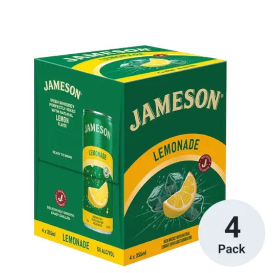 Jameson CKTL Lemonade 4 x Cans EACH - Amsterwine - Spirits - Jameson