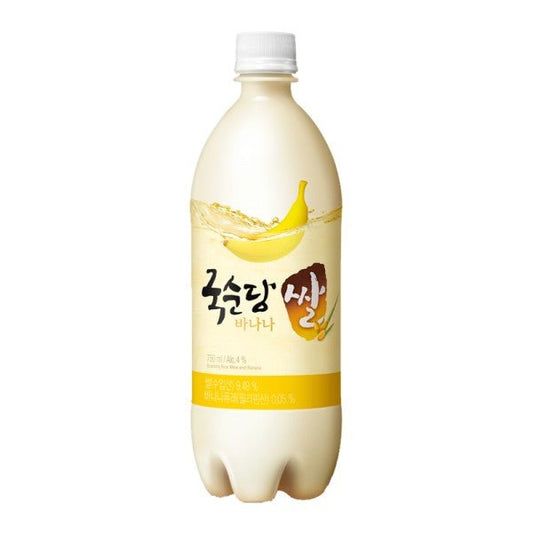 Kooksoondang Banana Makgeolli (국순당 쌀 막걸리) 750ml - Amsterwine - Sake & Soju - Kooksoondang Brewery