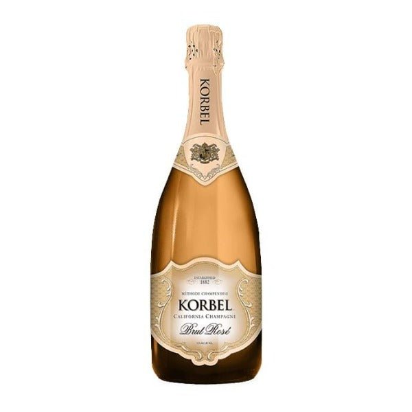 Korbel Brut Rose 750ml - Amsterwine - Wine - Korbel