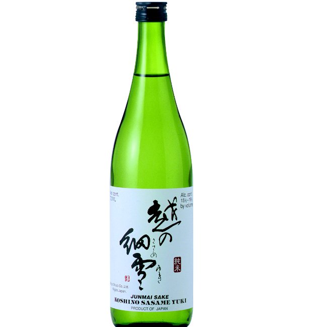 Koshi No Sasameyuki Junmai 720ml - Amsterwine - Sake & Soju - Koshi No Sasameyuki