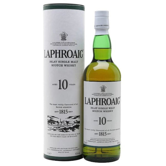 Laphroaig Scotch Single Malt 10 Year 750ml - Amsterwine - Spirits - Laphroaig
