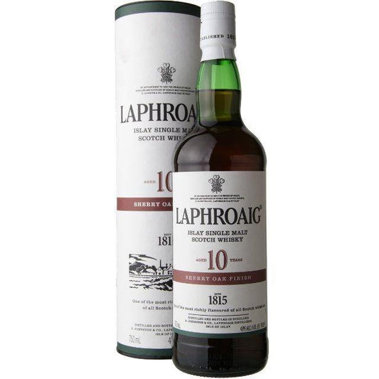 Laphroaig Single Malt Sherry Oak 10 Year 750ml - Amsterwine - Spirits - Laphroaig