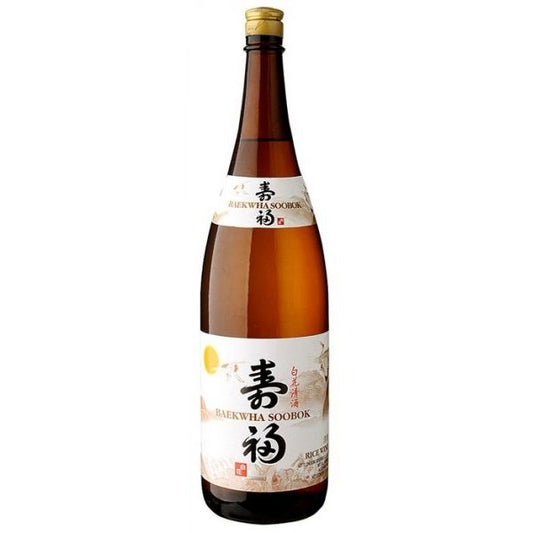 Lotte Baekwha Soobok Jung Jong Sake 1.8L - Amsterwine - Sake & Soju - Lotte