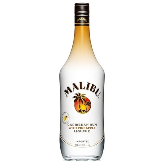 Malibu Pineapple Rum 1.0L - Amsterwine - Spirits - Malibu