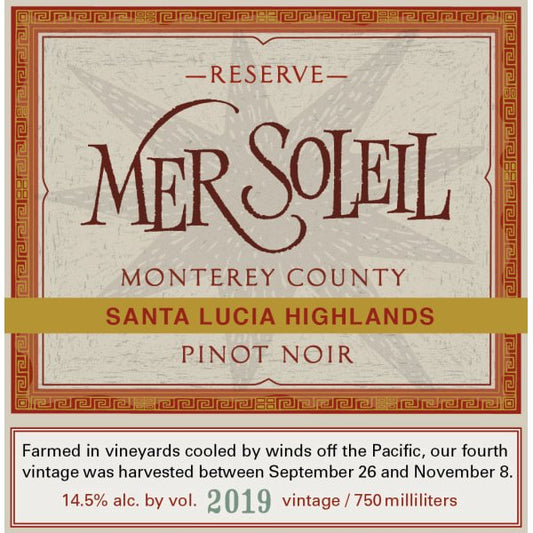 Mer Soleil Reserve Pinot Noir 750ml - Amsterwine - Wine - Caymus Vineyards