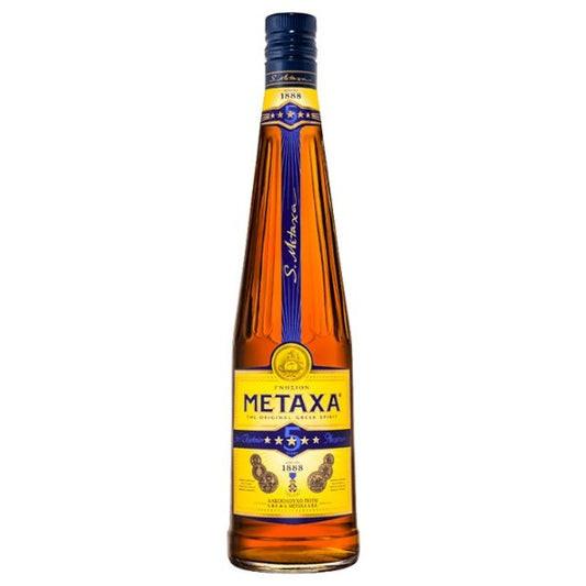 Metaxa Brandy 5 Star 76Proof 750ml - Amsterwine - Spirits - Metaxa
