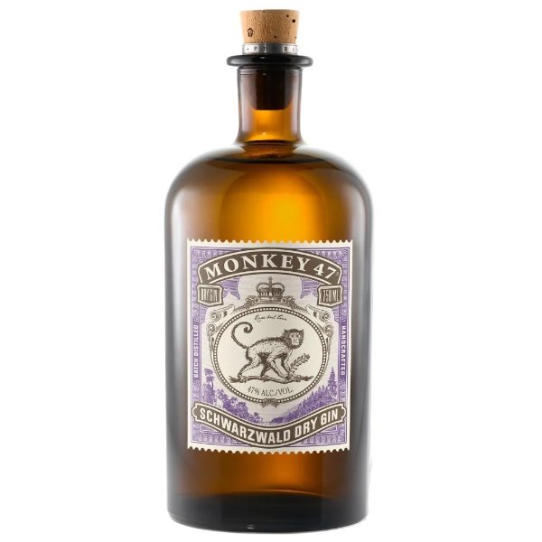 Monkey 47 Gin Schwarzwald Dry 1L - Amsterwine - Spirits - Monkey 47